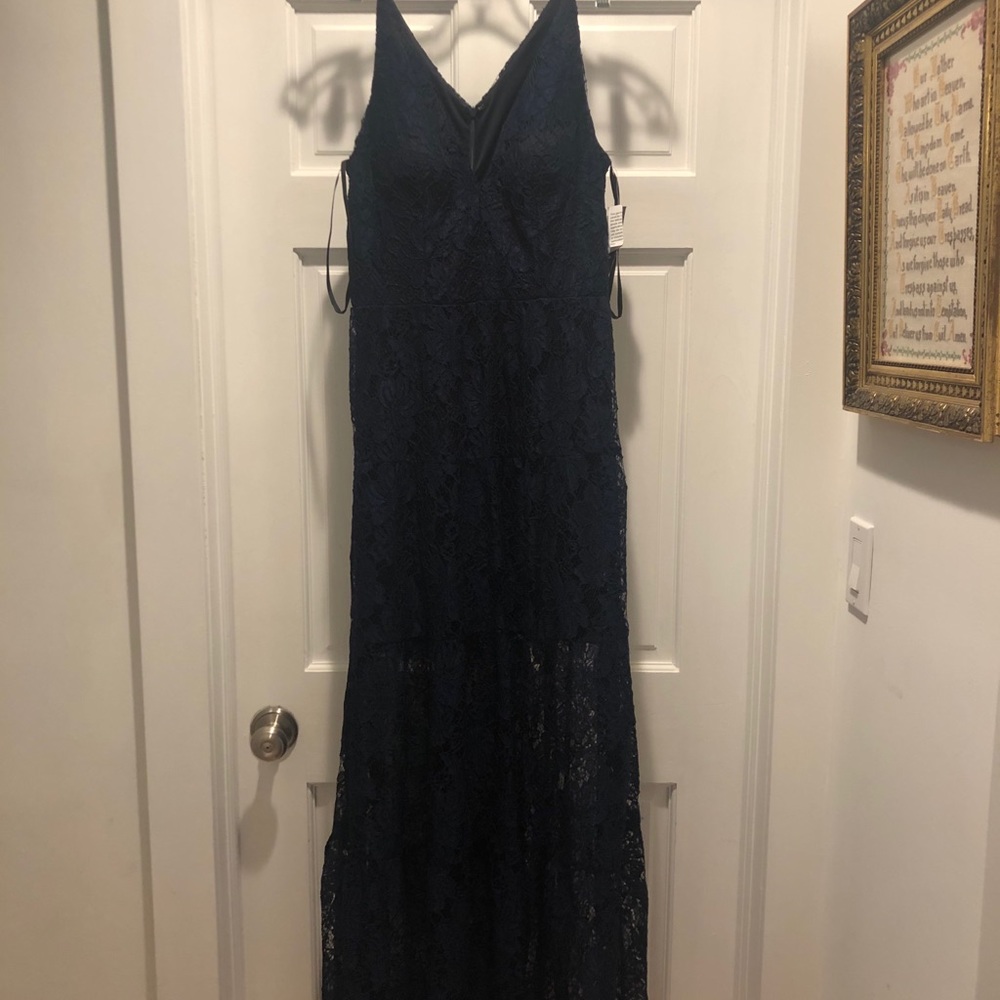Navy Lace Dress Brand New